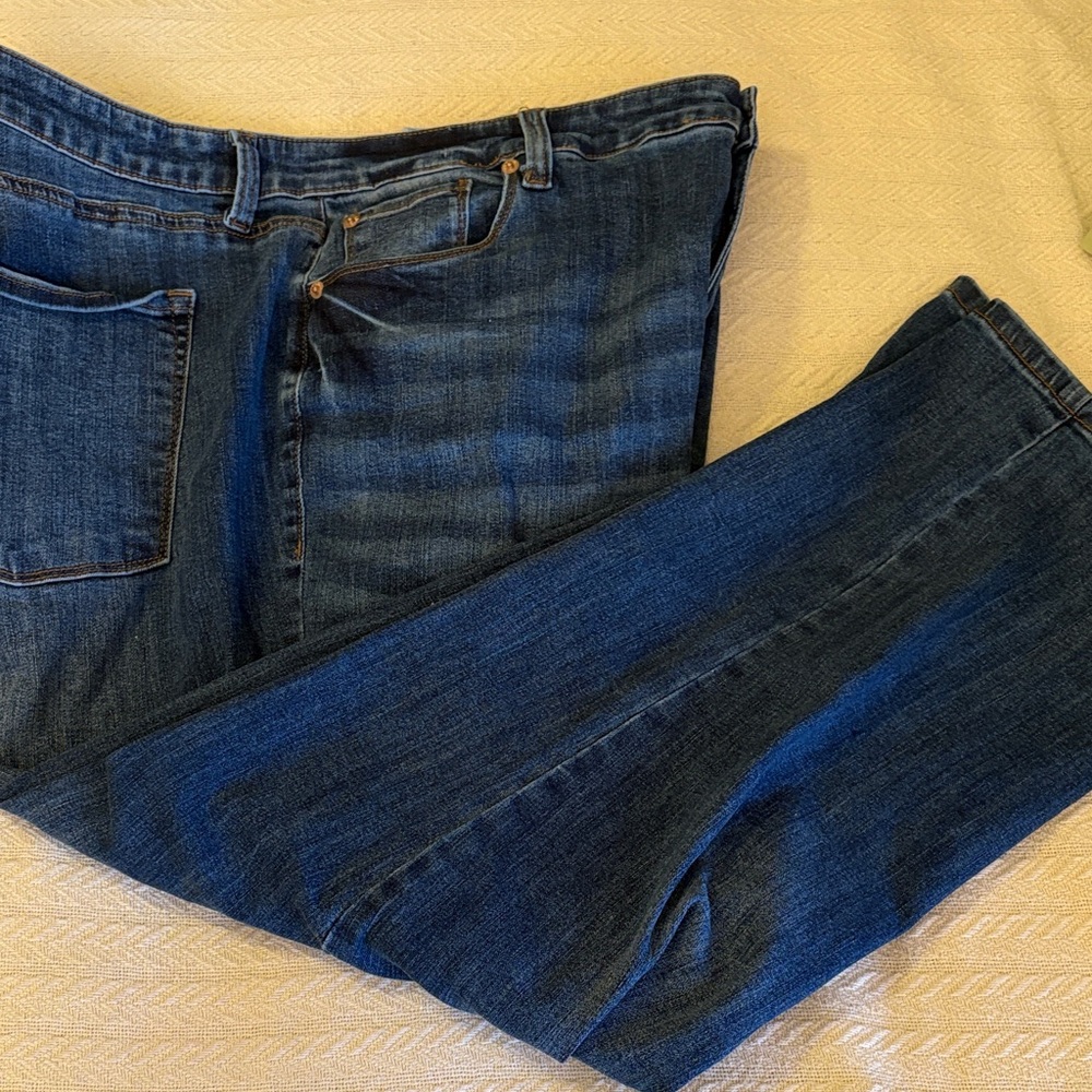 NWT 20 STS Blue Carly Straight Leg Jeans in Dark Blue High Rise